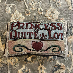 Vintage accent pillow